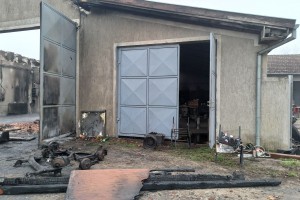 Požar u automehaničarskoj radionici u Kosovskoj ulici