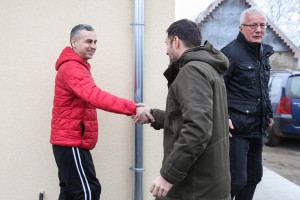 Obilazak novoizgrađenog doma porodice Zurovac