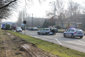 Saobraćajna nezgoda kod Medicinske škole