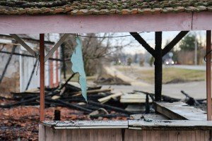 Uništeni objekti na Kelebiji