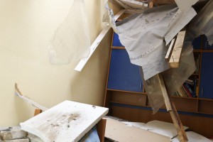 Obilazak porodičnog objekta na koji se obrušio deo zida susedne kuće