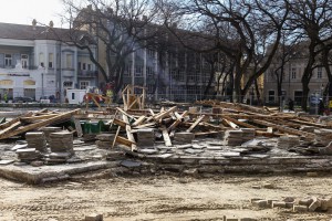 Obilazak radova na rekonstrukciji Trga