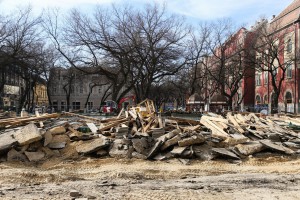 Obilazak radova na rekonstrukciji Trga