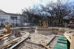 Obilazak radova na rekonstrukciji Trga