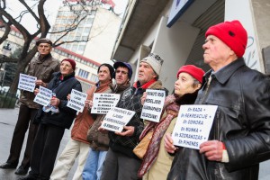 "I trgovci su ljudi" - protest udruženja "Solidarnost"