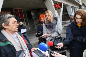 "I trgovci su ljudi" - protest udruženja "Solidarnost"