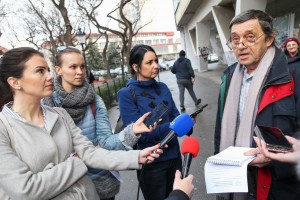 "I trgovci su ljudi" - protest udruženja "Solidarnost"