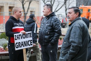 Protest građana protiv migranata
