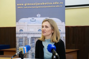 Obraćanje povodom učešća gimnazije "Svetozar Marković" na Sajmu obrazovanja u Novom Sadu