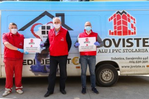 Donacija prehrambenih artikala komanije "Joviste"
