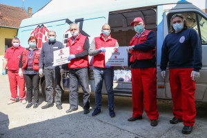 Donacija prehrambenih artikala komanije "Joviste"