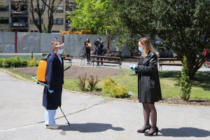Poseta pokrajinskog sekretara za socijalnu politiku Gerontološkom centru
