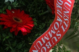 Polaganje venaca na spomen bistu Josipu Brozu Titu u Mini Jugoslaviji