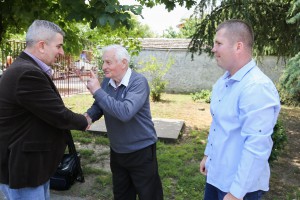 Obilazak izgrađenog otvorenog rukometnog terena u OŠ „Sveti Sava“