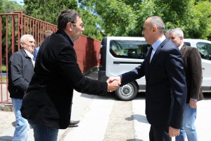 Obilazak izgrađenog otvorenog rukometnog terena u OŠ „Sveti Sava“