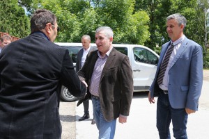 Obilazak izgrađenog otvorenog rukometnog terena u OŠ „Sveti Sava“