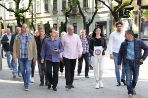Predaja izborne liste stranke "Ratni veterani za Srbiju" Subotica