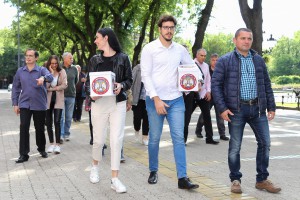 Predaja izborne liste stranke "Ratni veterani za Srbiju" Subotica