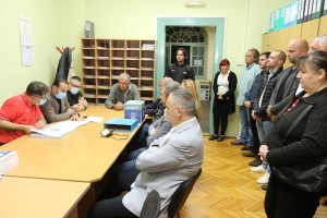 Predaja izborne liste grupe građana "Hrvatski demokratski forum" za lokalnu skupštinu