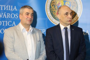 Prijem za predsednika Zajedničkog veća opština iz Vukovara, Srđana Jeremića