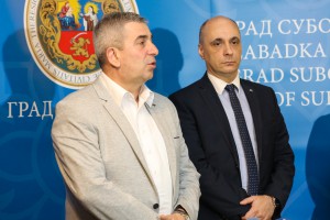 Prijem za predsednika Zajedničkog veća opština iz Vukovara, Srđana Jeremića