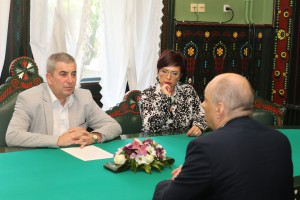 Prijem za predsednika Zajedničkog veća opština iz Vukovara, Srđana Jeremića