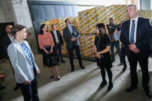 Obilazak radova na izgradnji Narodnog pozorišta