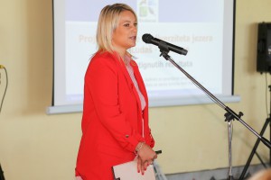 Obraćanje povodom postavljanja informativnih tabli i preseka godišnjih rezultata projekta "Ecolacus"