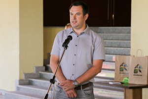 Obraćanje povodom postavljanja informativnih tabli i preseka godišnjih rezultata projekta "Ecolacus"