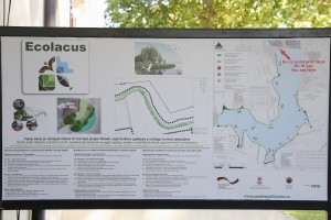 Obraćanje povodom postavljanja informativnih tabli i preseka godišnjih rezultata projekta "Ecolacus"