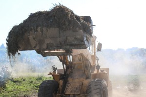 Obilazak radova na čišćenju divlje deponije u Čantaviru