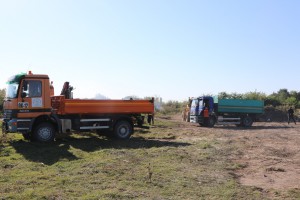 Obilazak radova na čišćenju divlje deponije u Čantaviru