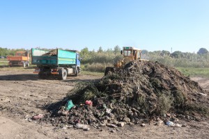 Obilazak radova na čišćenju divlje deponije u Čantaviru