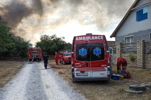 Požar u porodičnom gazdinstvu u Ulici dr Ferenca Bodrogvarija