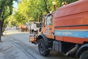 Pripreme za početak radova na rekonstrukciji kolovoza oko Sinagoge i pored Gimnazije