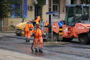 Obilazak radova na rekonstrukciji kolovoza u okolini Sinagoge