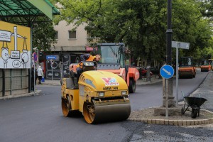 Obilazak radova na rekonstrukciji kolovoza u okolini Sinagoge