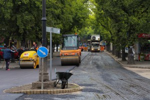 Obilazak radova na rekonstrukciji kolovoza u okolini Sinagoge