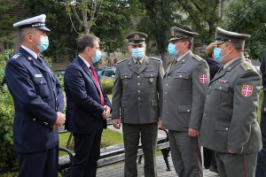 Obeležavanje 76. godišnjice oslobođenja Subotice od fašizma - polaganje venaca na Trgu žrtava fašizma