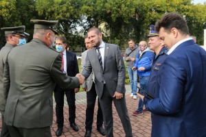 Obeležavanje 76. godišnjice oslobođenja Subotice od fašizma - polaganje venaca na Trgu žrtava fašizma