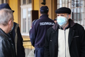 Polaganje venaca na Spomen ploču oslobodiocima Subotice