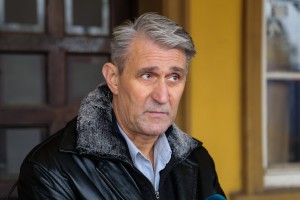 Polaganje venaca na Spomen ploču oslobodiocima Subotice