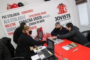 Akcija sniženja PVC stolarije u salonu "Joviste"