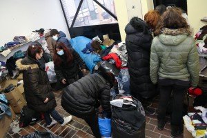 Akcija prikupljanja garderobe u prostorijama humanitarnog udruženja "Za Suboticu svim srcem"