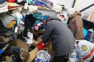 Akcija prikupljanja garderobe u prostorijama humanitarnog udruženja "Za Suboticu svim srcem"
