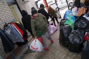Akcija prikupljanja garderobe u prostorijama humanitarnog udruženja "Za Suboticu svim srcem"