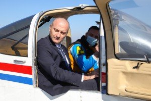 Pokrajinski sekretar Ivanišević posetio aerodrom "Subotica"