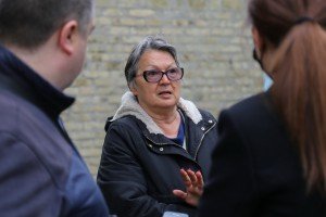 Obilazak kuća kojima su goreli krovovi (Ulica Koste Racina)