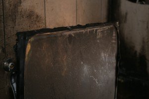 Obilazak izgorele kuće u Malom Bajmoku