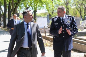 Polaganje venaca u Spomen parku povodom Dana pobede nad fašizmom